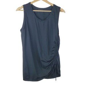 Athleta Ruched Tank Black Athleisure‎ Athletic Size small